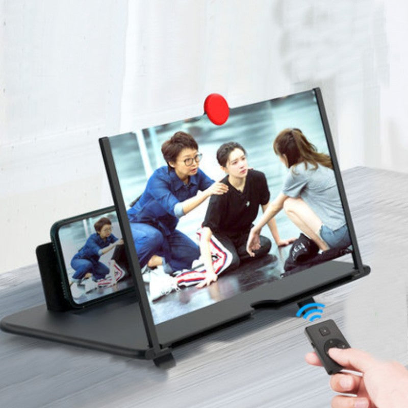 Brehn | 12" faltbarer Smart Phone Bildschirmverstärker Projektor, mit Anti-Blaulicht, großer Bildschirm, geeignet zum Ansehen von Filmen und Videos auf allen Smartphones