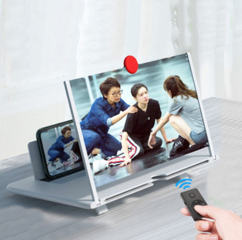 Brehn | 12" faltbarer Smart Phone Bildschirmverstärker Projektor, mit Anti-Blaulicht, großer Bildschirm, geeignet zum Ansehen von Filmen und Videos auf allen Smartphones