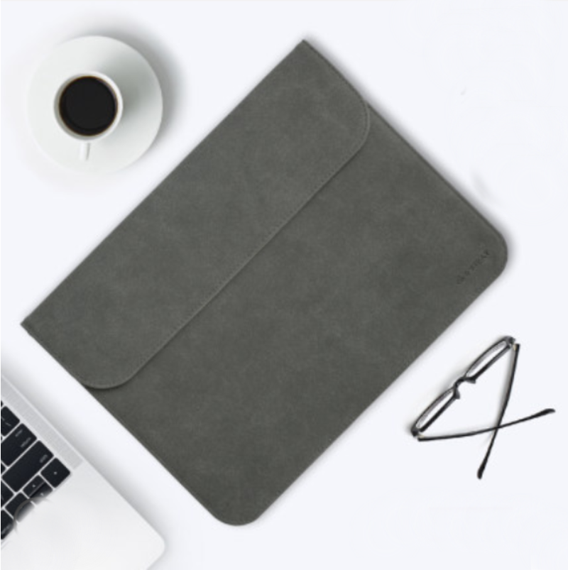 Brehn | Tragbare ultra-dünne Laptop-Hülle, mit schlankem Design, feinem Plüsch und unsichtbarem Magnetverschluss