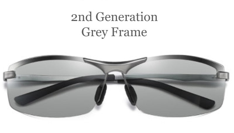 Brehn | Smarte Farbwechselnde Sonnenbrille, UV-beständiges polarisiertes Tages- und Nachtschutzschild, zum Fahren, Surfen, Skifahren, Angeln und mehr