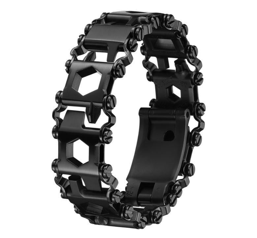 Brehn | 29-in-1 Multifunktionales Edelstahl-Uhrenarmband, mit 29 versteckten praktischen Werkzeugen, für Segeln, Reisen, Camping & Wandern