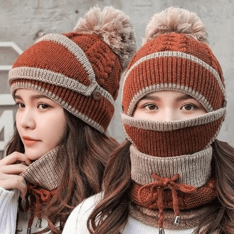 2022 Neues 3 in 1 Winter Beanie Set | Brehn