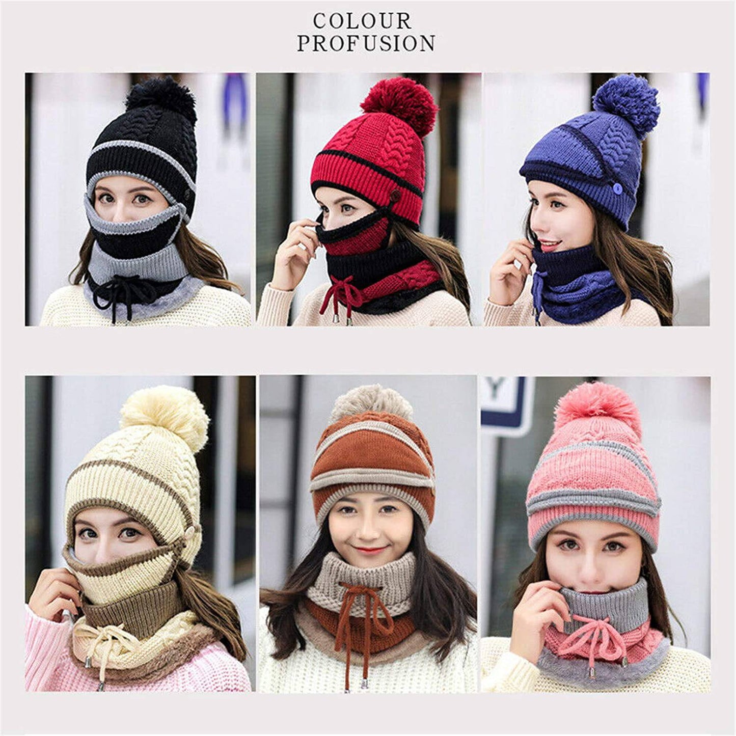 2022 Neues 3 in 1 Winter Beanie Set | Brehn
