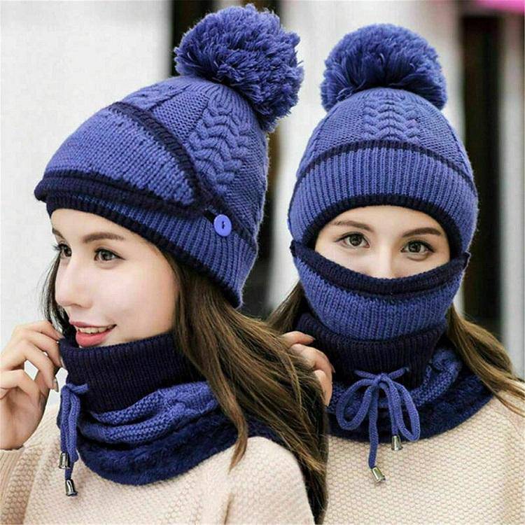 2022 Neues 3 in 1 Winter Beanie Set | Brehn