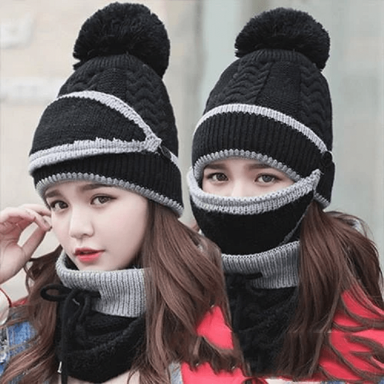 2022 Neues 3 in 1 Winter Beanie Set | Brehn