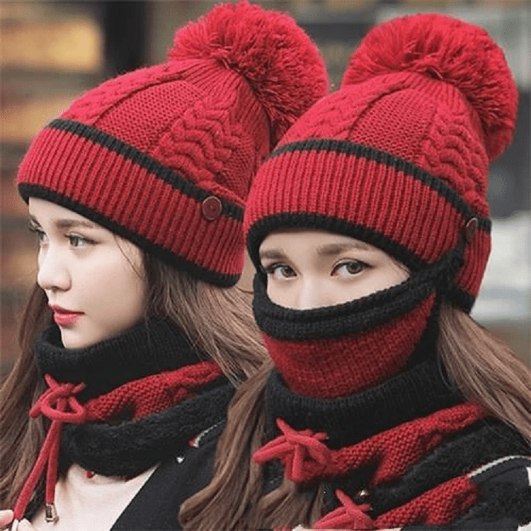 2022 Neues 3 in 1 Winter Beanie Set | Brehn