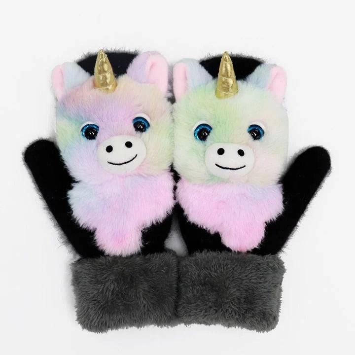2022 neue Cartoon Plüsch gestrickte Handschuhe🌈 | Brehn