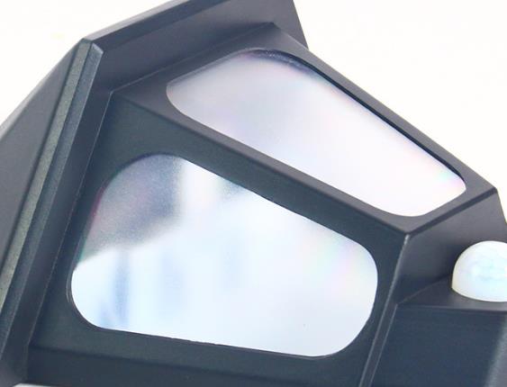 Moderner Minimalistischer Solar-Außenwasserfester Induktions-Zweifarbige Beleuchtung LED Außen-Garten-Wand-Sconce Lampe | Brehn