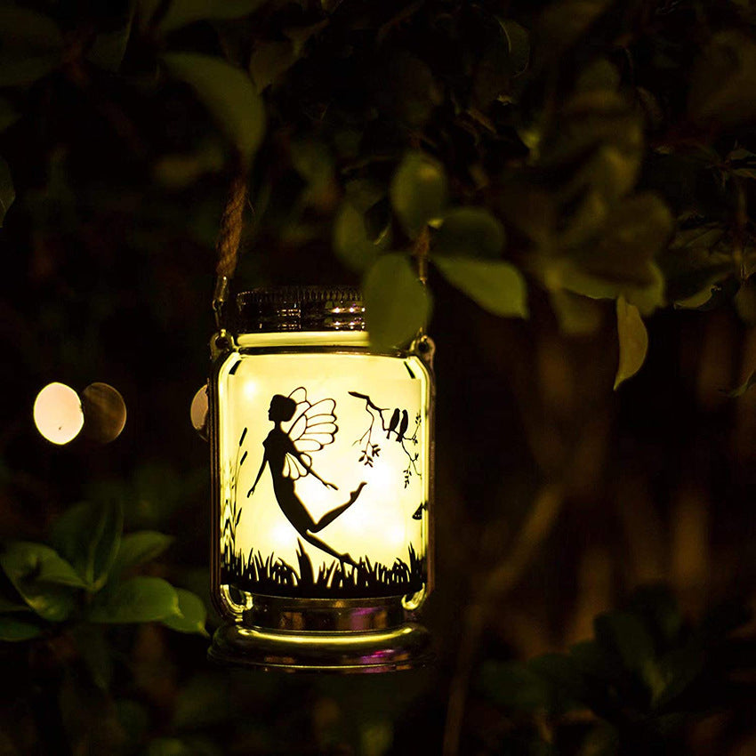 Solar Creative Fairy Frosted Glass Jar LED Außenlicht | Brehn