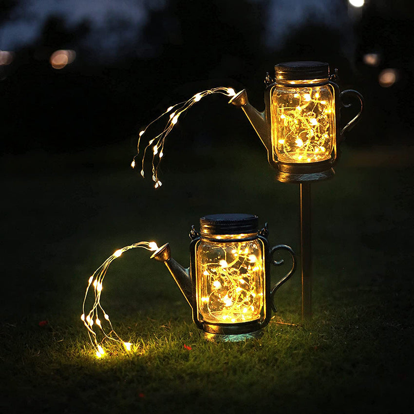 Solar Creative Fairy Frosted Glass Jar LED Außenlicht | Brehn