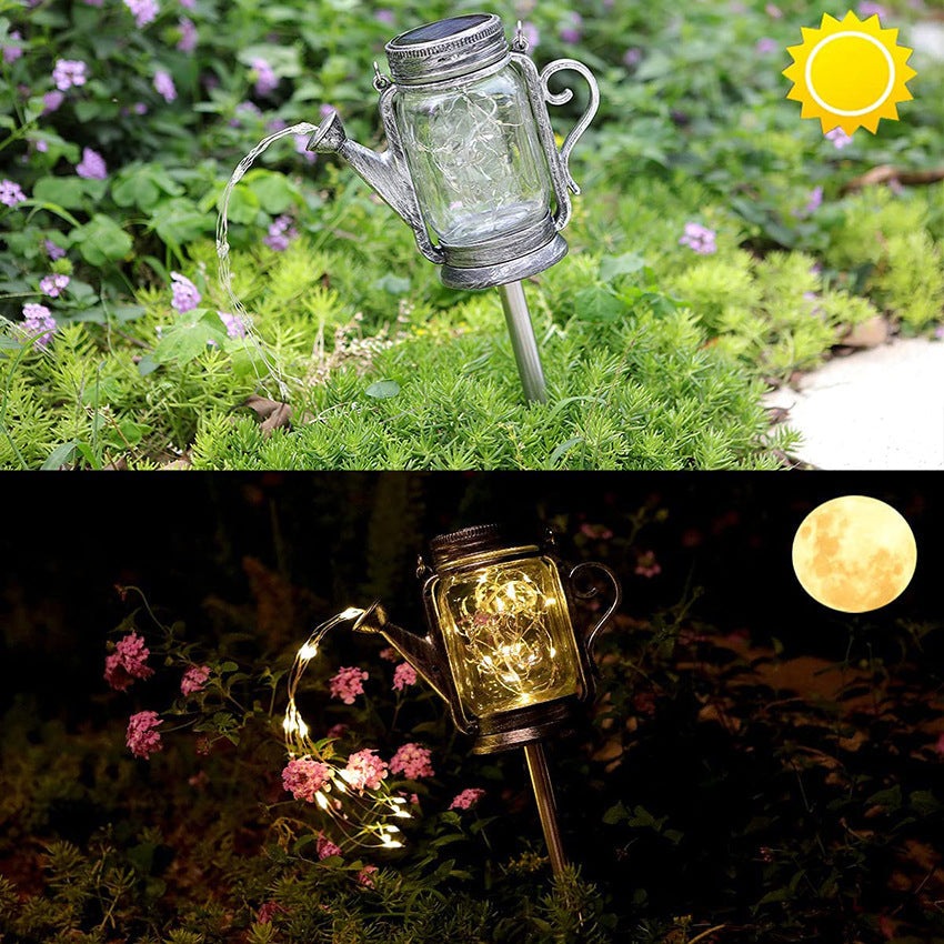 Solar Creative Fairy Frosted Glass Jar LED Außenlicht | Brehn