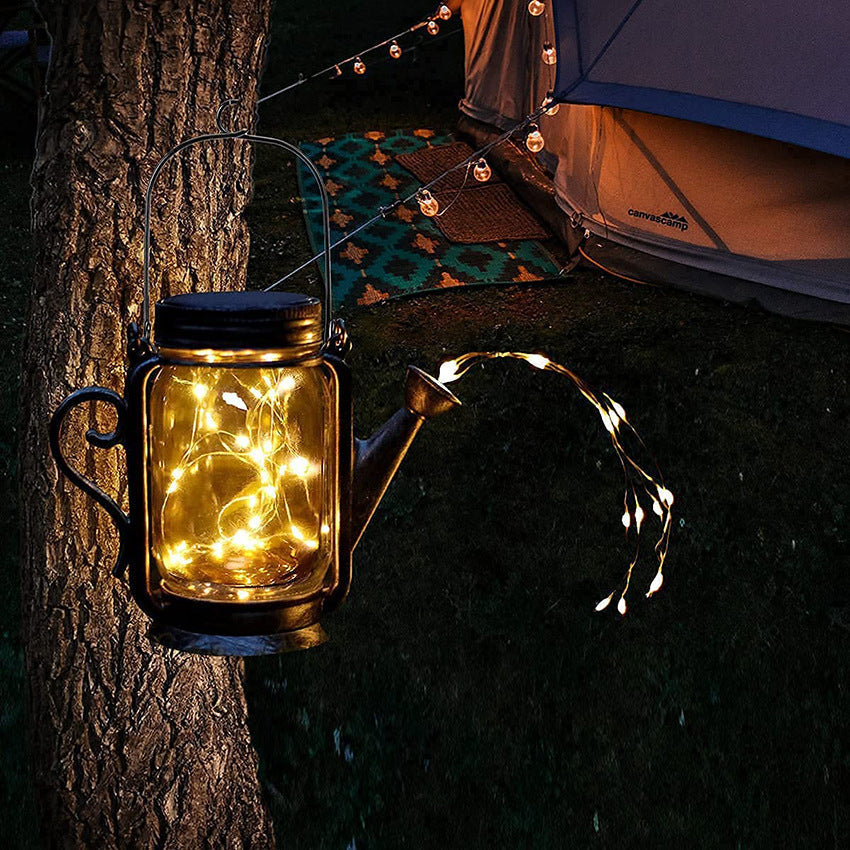 Solar Creative Fairy Frosted Glass Jar LED Außenlicht | Brehn
