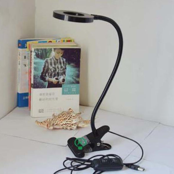 Brehn | Kreative einfache USB Hose Knopf LED Lesen Clip Schreibtischlampe