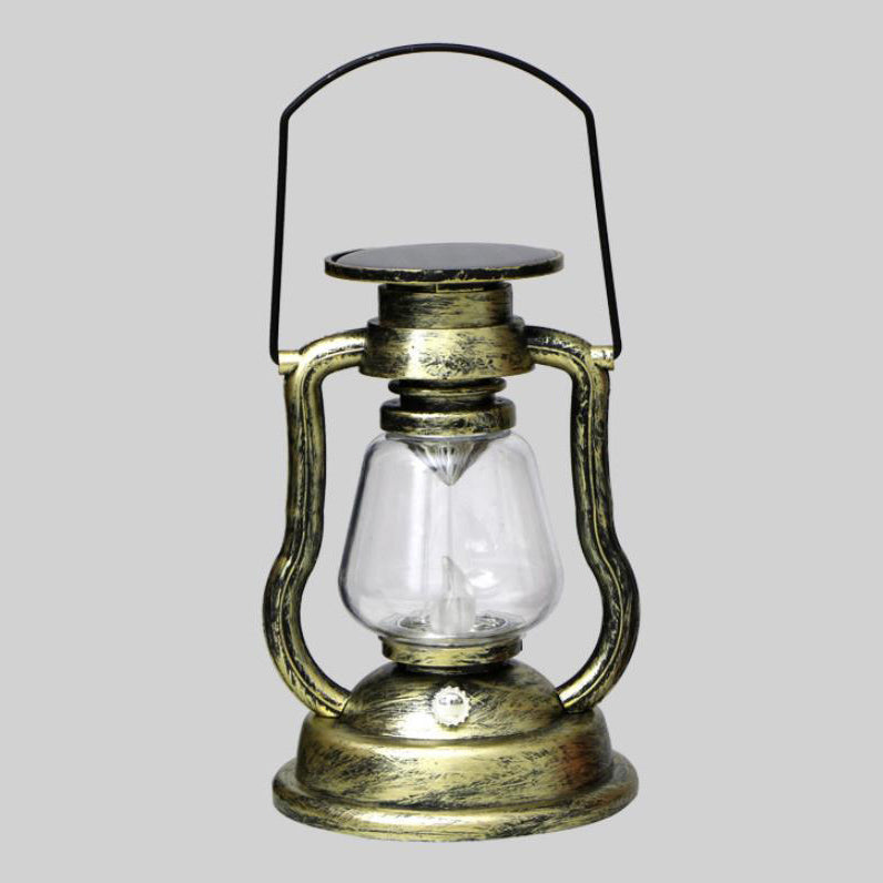 Solar Retro Kerosene Lampe Pferdelampe LED Außen Garten Patio Dekoration Tragbare Flamme Kerzenlicht | Brehn