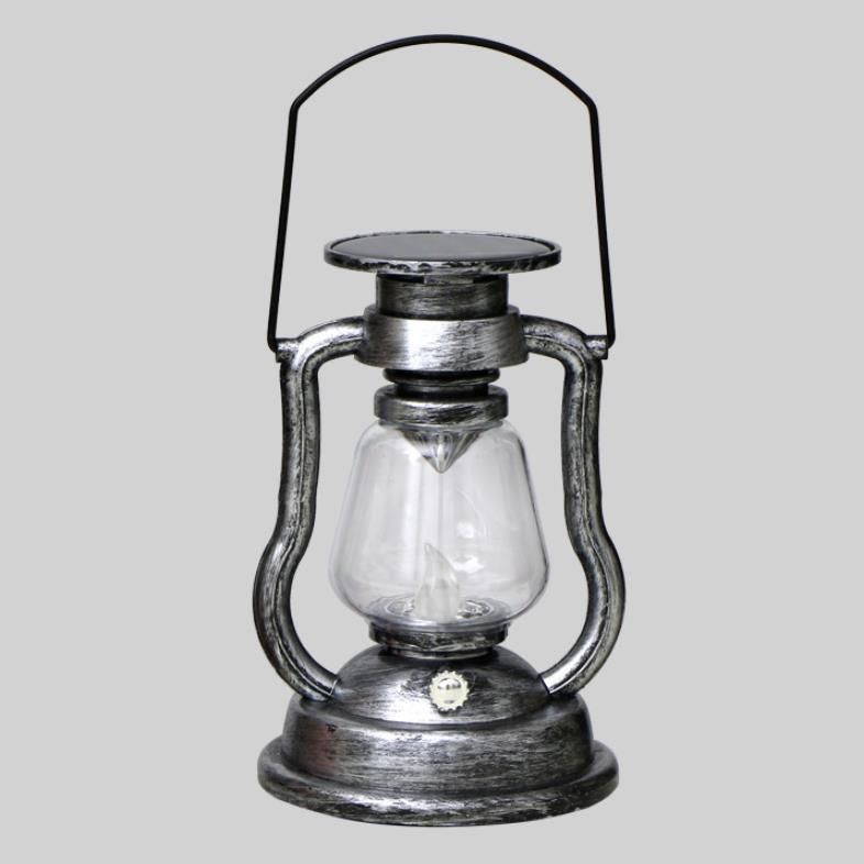 Solar Retro Kerosene Lampe Pferdelampe LED Außen Garten Patio Dekoration Tragbare Flamme Kerzenlicht | Brehn