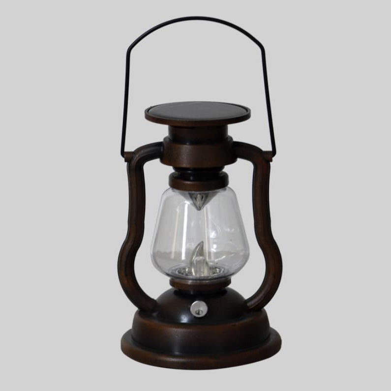 Solar Retro Kerosene Lampe Pferdelampe LED Außen Garten Patio Dekoration Tragbare Flamme Kerzenlicht | Brehn