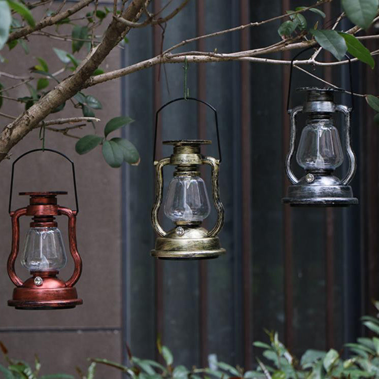 Solar Retro Kerosene Lampe Pferdelampe LED Außen Garten Patio Dekoration Tragbare Flamme Kerzenlicht | Brehn