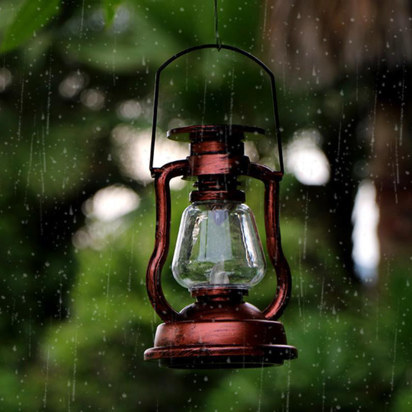 Solar Retro Kerosene Lampe Pferdelampe LED Außen Garten Patio Dekoration Tragbare Flamme Kerzenlicht | Brehn