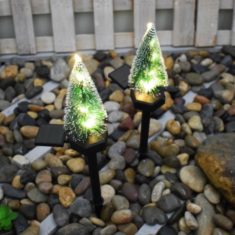 Moderne Solar Weihnachtsbaum Erd-Einlage Rasen-Dekoration Landschaftslicht | Brehn