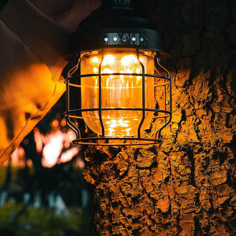 Outdoor Camping Schmiedeeisen LED Licht | Brehn