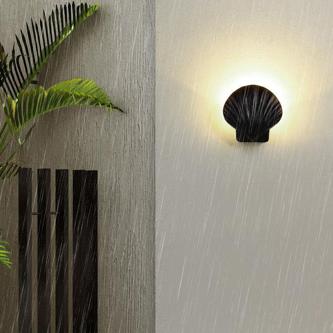 Kreatives Design für den Außenbereich: Wasserdichte LED-Wandleuchte aus Aluminium mit LED-Beleuchtung, gefertigt aus Aluminium.