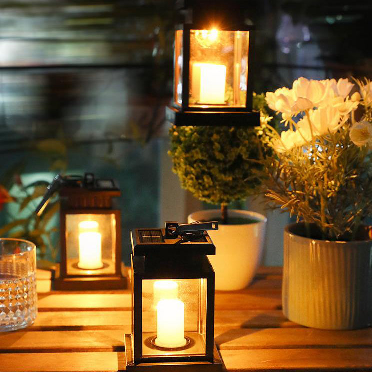 Moderne Solar Star Kerze ABS wasserdichte LED Außenlichter | Brehn