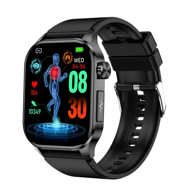 Brehn | Professionelle ECG Harnsäure Blutdrucküberwachungsuhr Smart Watch
