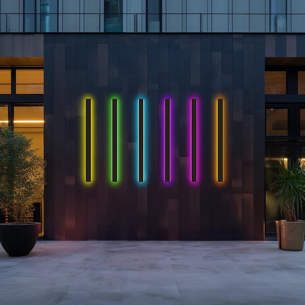 Elegante Outdoor-LED-Wandleuchte