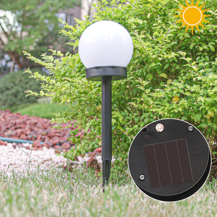 Moderner Minimalistischer Wasserdichter Solar Kugele LED Landschaftslicht Für Garten | Brehn