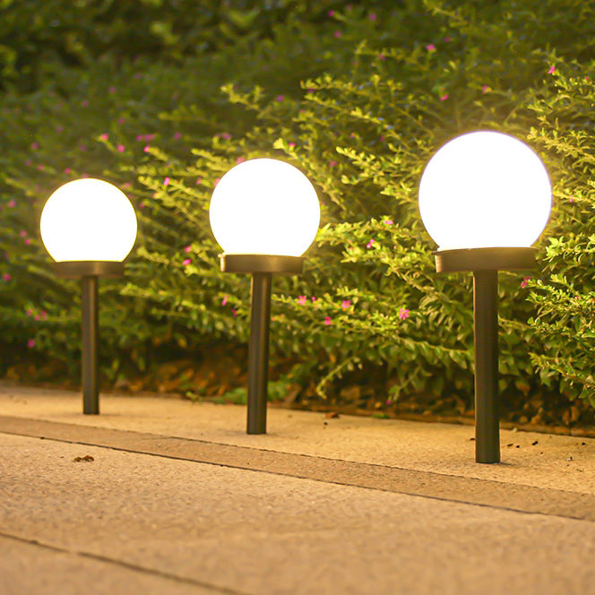Moderner Minimalistischer Wasserdichter Solar Kugele LED Landschaftslicht Für Garten | Brehn