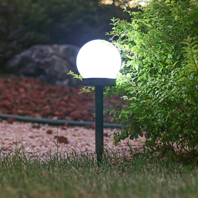 Wasserdichte Solar-LED-Globusleuchte aus ABS für den Garten