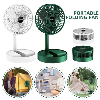Kompakter 15 cm USB tragbarer Ventilator mit 3-Geschwindigkeitssteuerung | Brehn