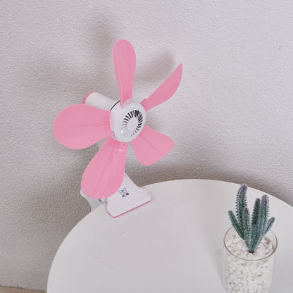 Damen Tragbarer Tischventilator mit floralem Design Brehn
