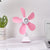 Damen Tragbarer Tischventilator mit floralem Design Brehn