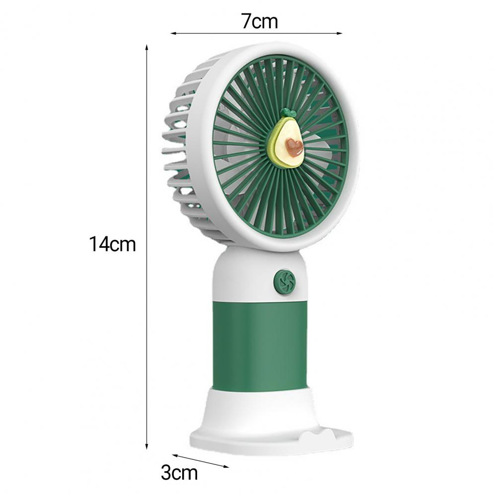 MTech Tragbarer Handventilator – Starker Wind, Geräuschlos, Wiederaufladbarer Mini-Ventilator mit Basis | Brehn