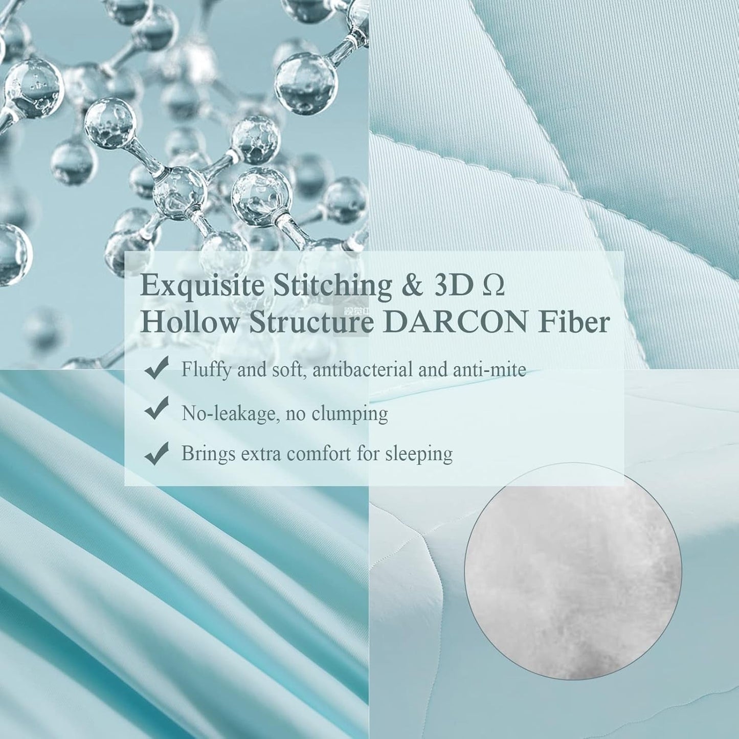 Ultra Soft Cloudy 3D Kühlkomfortdecke Extreme Q Max 0.5-Lake Blue | Brehn
