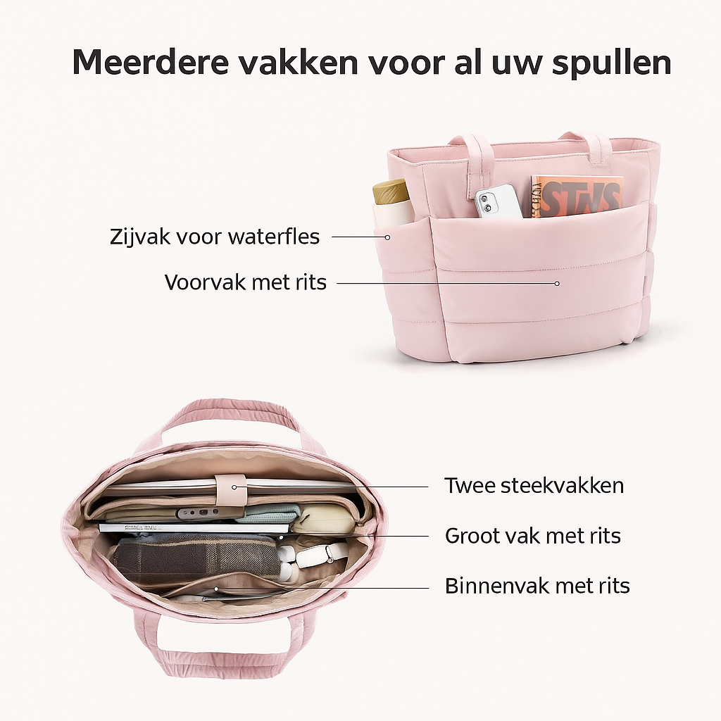 DraagMeega Luxus Tagesrucksack – Leicht, Gepolstert & Vielseitig für den Alltag | Brehn