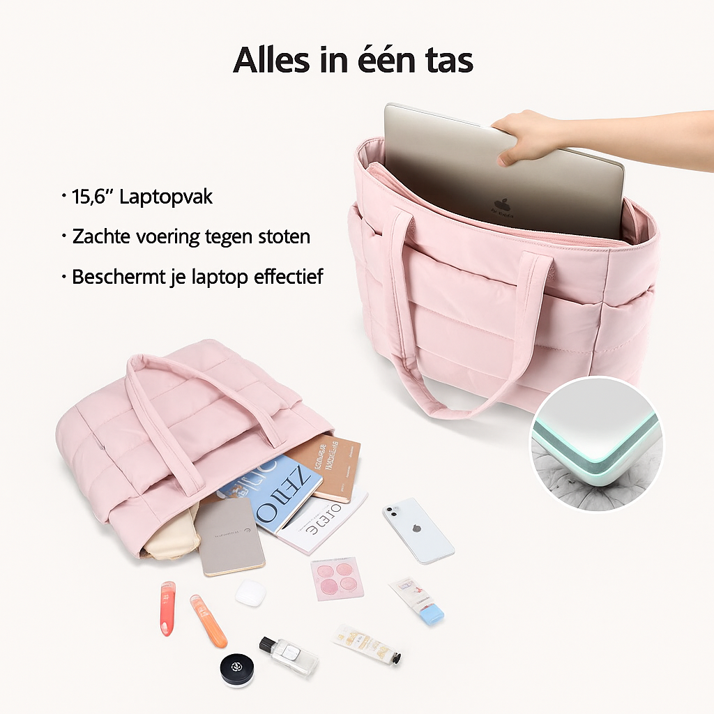 DraagMeega Luxus Tagesrucksack – Leicht, Gepolstert & Vielseitig für den Alltag | Brehn