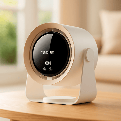 Klingenloser Turbo-Lüfter LED Leise | Brehn