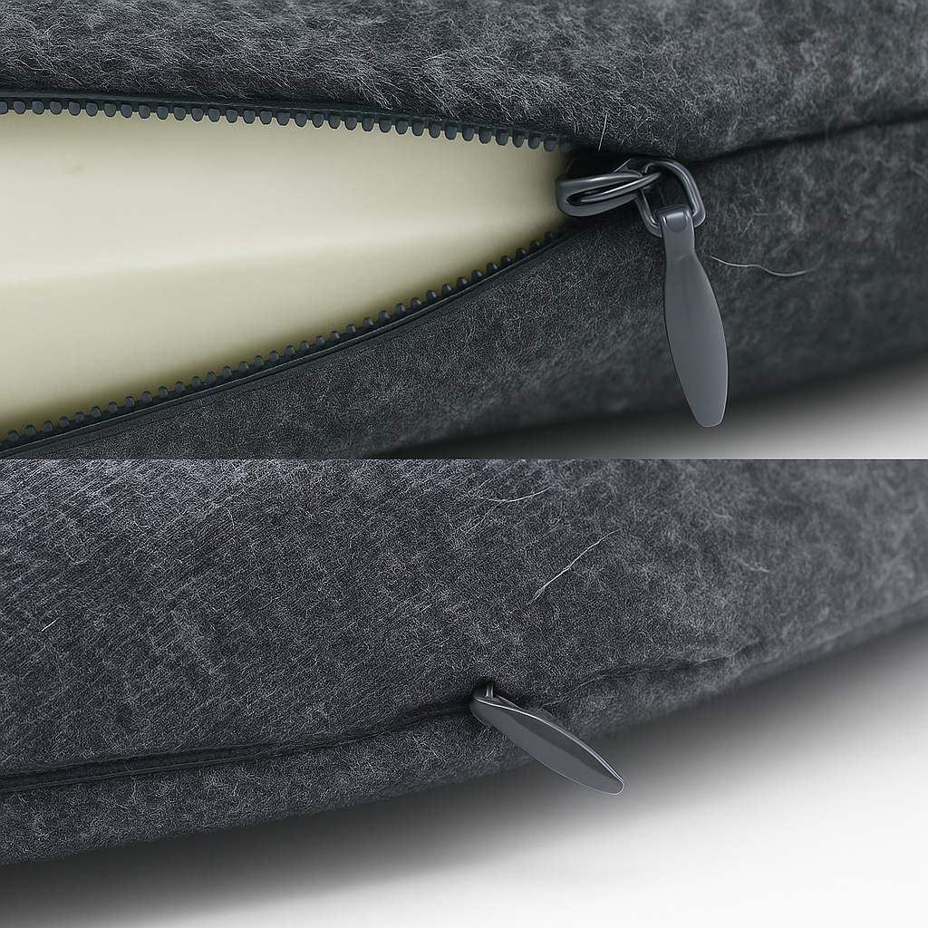 Memory Foam Rückenschmerzen Linderung – Ergonomische Hochdichte Unterstützung – Tragbar für Arbeit und Reisen Brehn