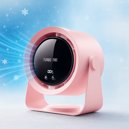 Klingenloser Turbo-Lüfter LED Leise | Brehn