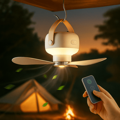 AirMate Wireless Rechargeable Fan mit Fernbedienung | Brehn