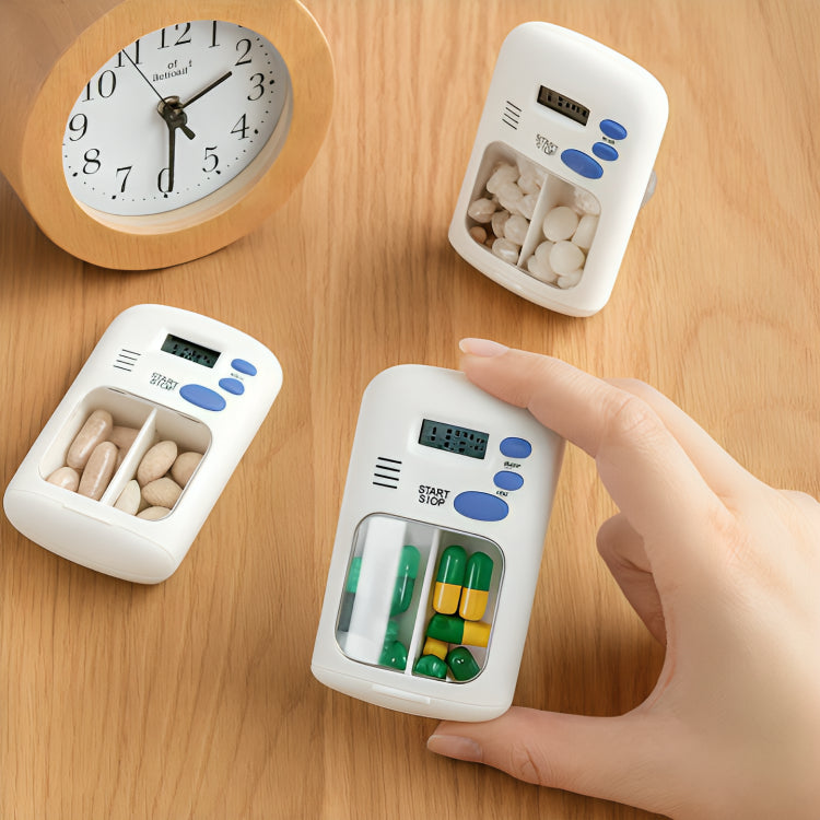 Medikamentenerinnerung mit Timer – Tragbar & Einfach zu bedienen – Tägliche Gesundheitsunterstützung Brehn
