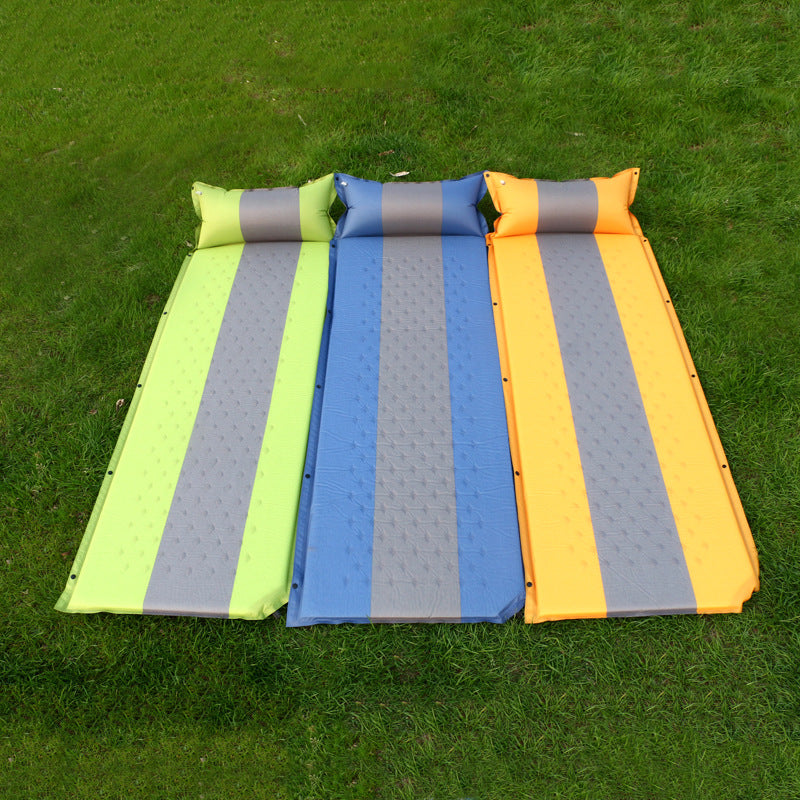 selbstaufblasende Camping-Schlafmatte mit integriertem Kissen und wasserdichtem Schaumstoffkern Brehn