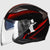 Vollschalen-Motorradhelm mit integriertem Visier Brehn