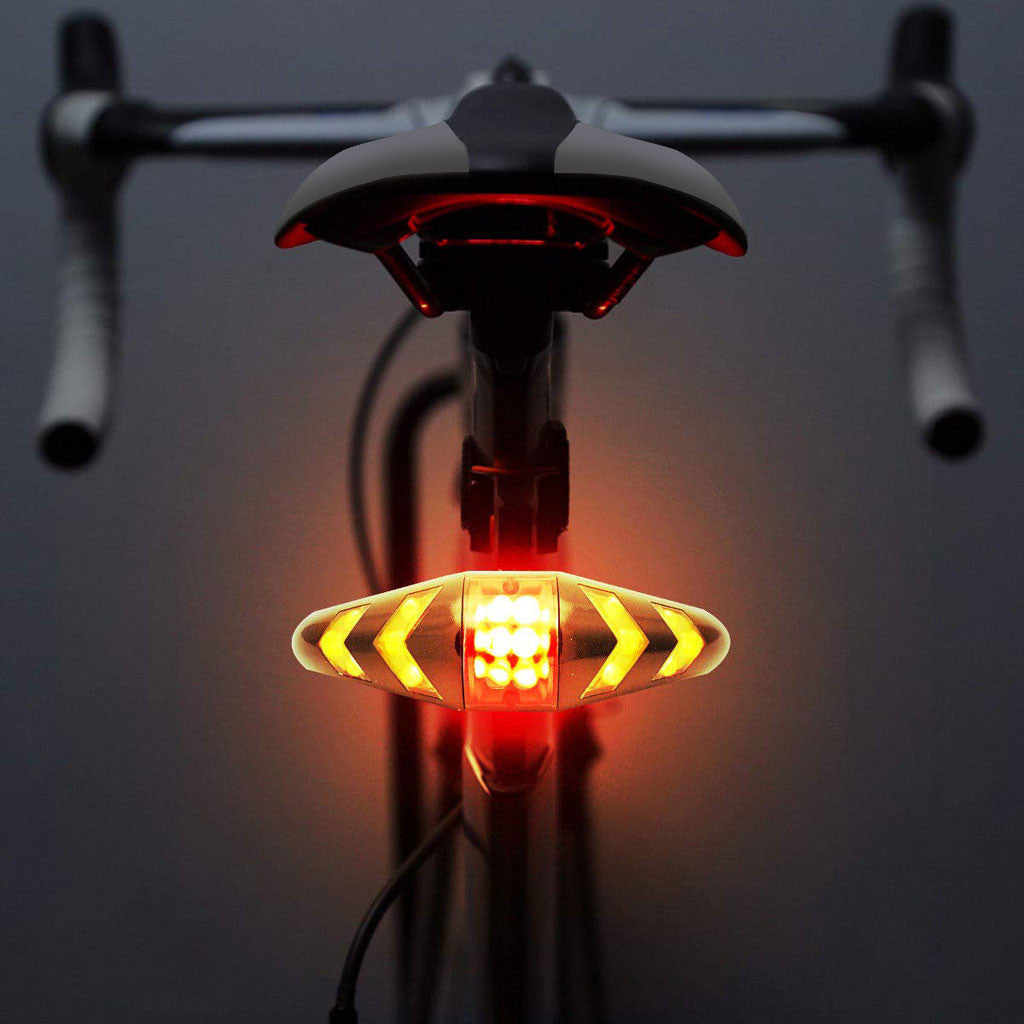 Hochsichtbares Fahrrad-Sicherheits-Rücklich mit mehreren Blitzmodi Brehn