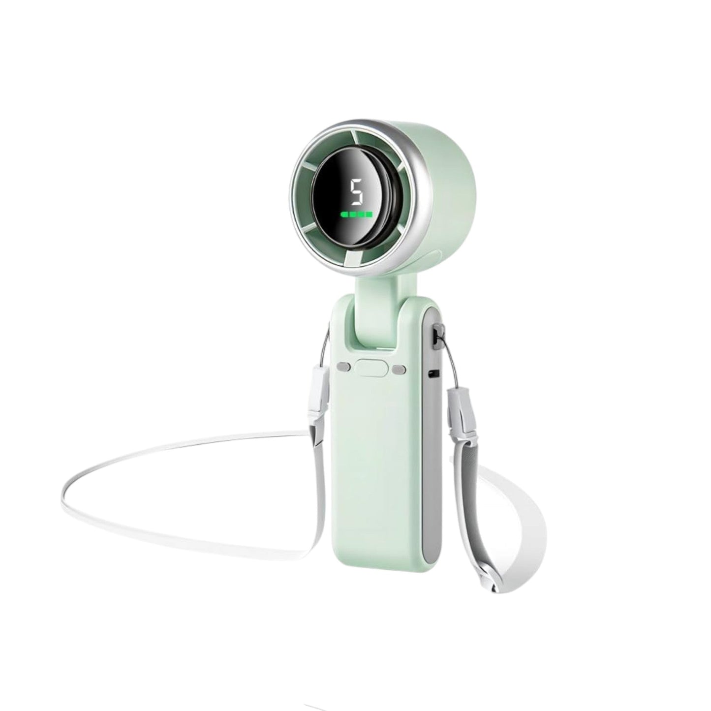 3-in-1 Mini Handheld Turbo Ventilator – Tisch-, Nacken- & tragbarer Kühlventilator (wiederaufladbar) | Brehn