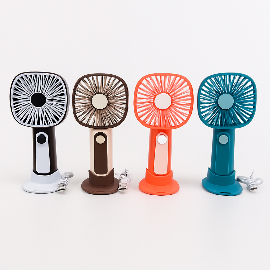 Mini Handheld Fan – 3-Geschwindigkeit USB Wiederaufladbar | Brehn