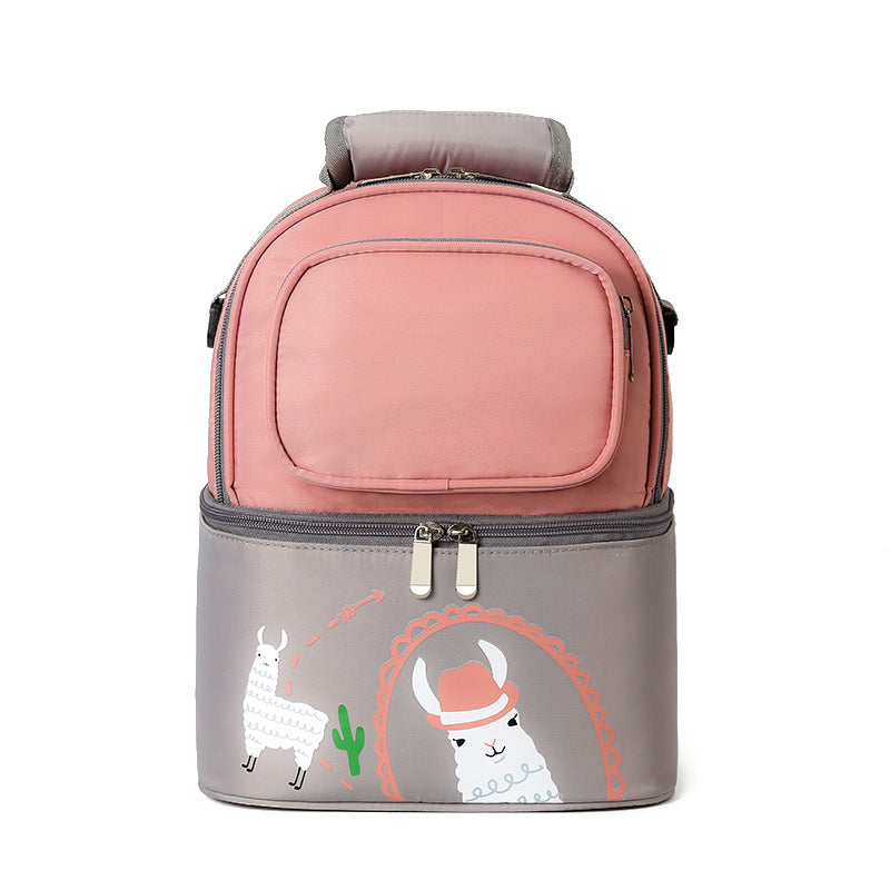 Fun Alpaka-Themen Isolierte Rucksack Brehn