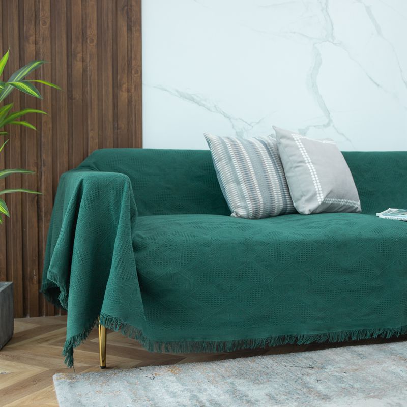 Stylische strukturierte Sofa-Decke